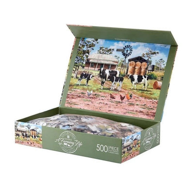 500 pc Puzzle - Mother and Calf