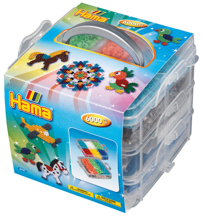 Hama Beads - 6000 Box with Boards