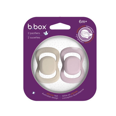 Pacifier Twin Pack - Vanilla and Sage Silicone