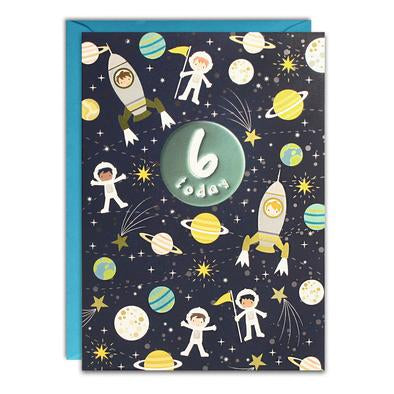 Birthday Card - Age Blue