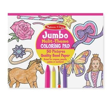 Jumbo Colouring Pad - Multi theme