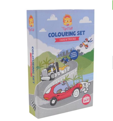 Colouring Set - Cars & Trucks