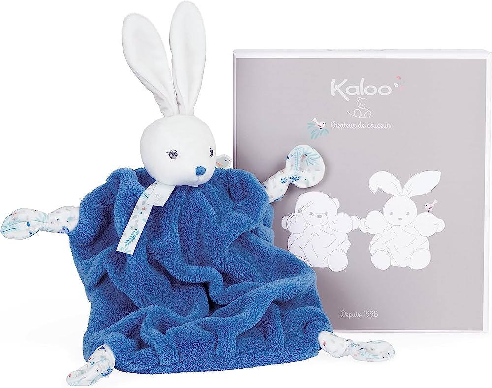 Plush Dou Dou Rabbit Blankie in Gift Box