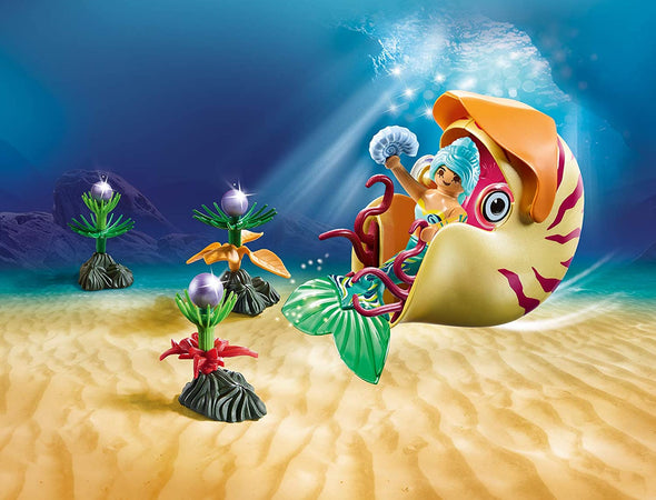 Magic - Mermaid with Sea Snail Gondola 70098