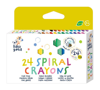 24 Spiral Crayons