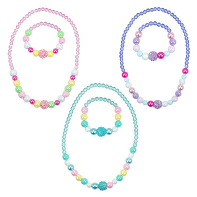 Necklace and Bracelet Set - Pastel Dream