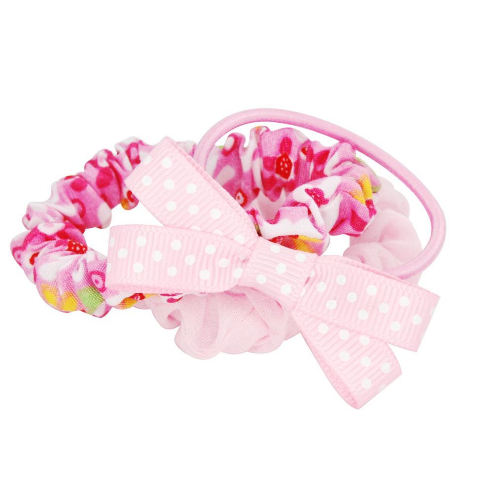 Floral Fabric Hair Elastic Set