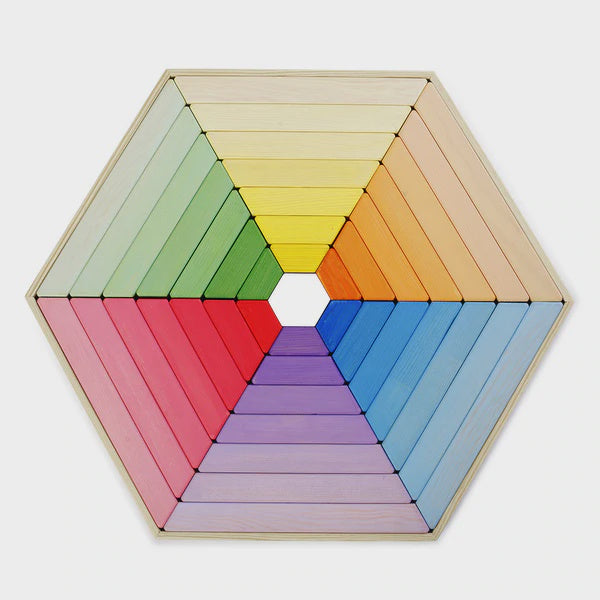 Wooden Blocs Hexagon