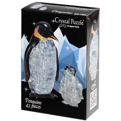 43 pc Crystal Puzzle - Penguins