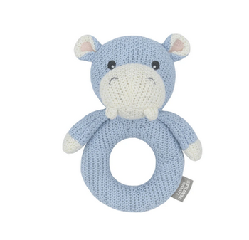 Knitted Ring Rattle - Assorted