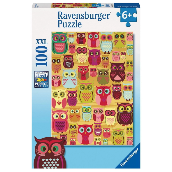 100 pc Puzzle - Owls