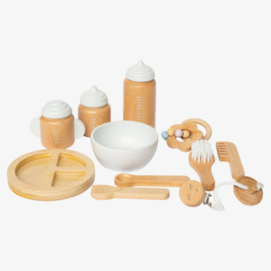 Doll accessories kit - wooden