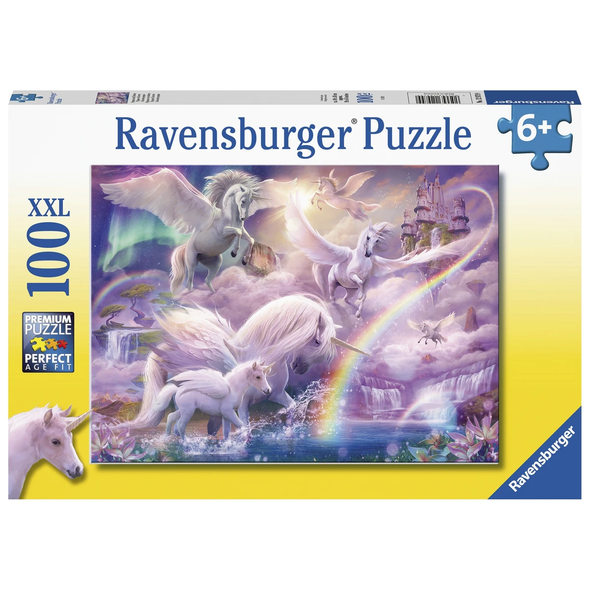 100 pc Puzzle - Pegasus Unicorns