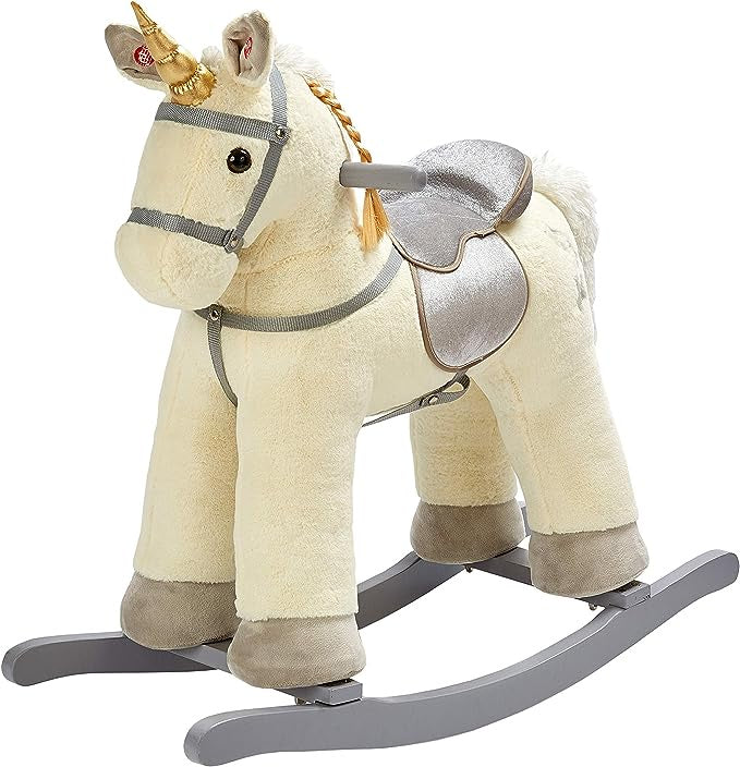 Rocking unicorn with top sound