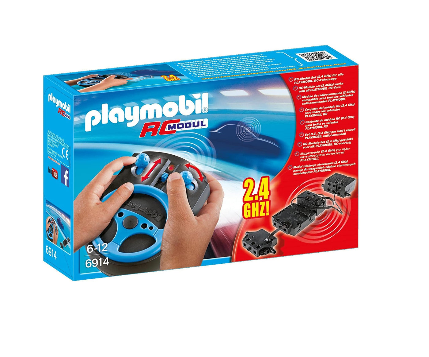 PLAYMOBIL 6914 Radio Controlled Set for Cars (2.4GHz)