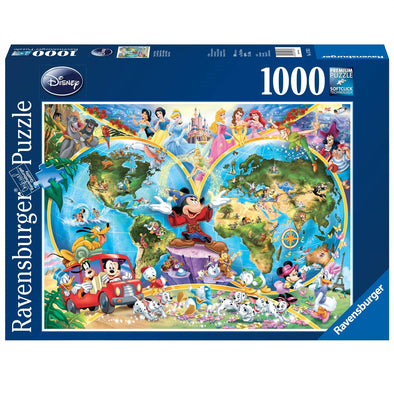 1000 pc Puzzle - Disneys World Map
