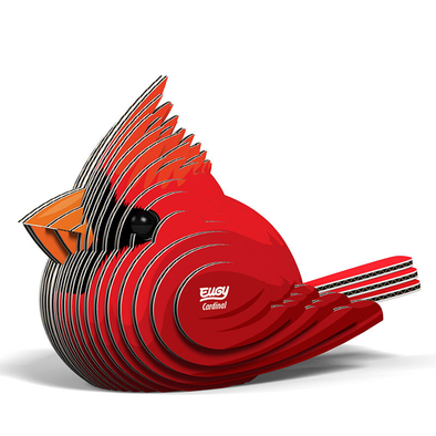 3D Cardboard Model Kit - Cardinal