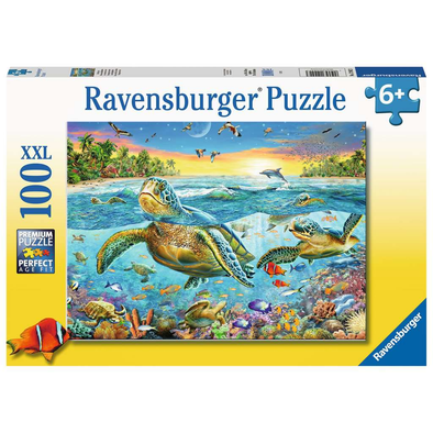 100 pc Puzzle - Swim with the Turtles