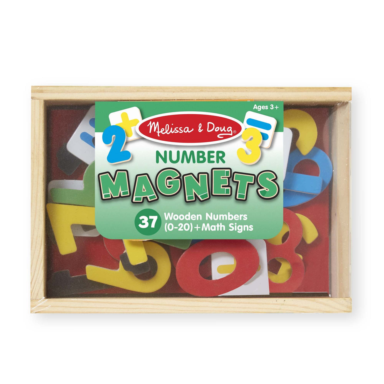 Wooden Magnetic Numbers