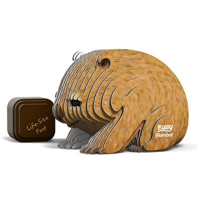 3D Cardboard Model Kit - Wombat