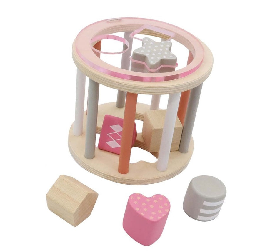 Wooden Rolling Shape Sorter