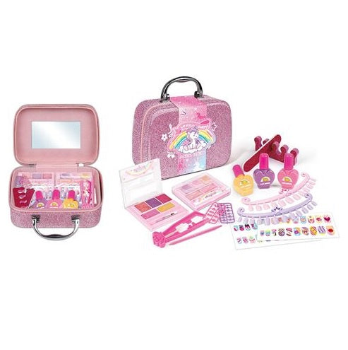 Complete Beauty Set In Glitter Case