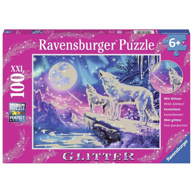 100 pc Puzzle - Glitter Twilight Howl