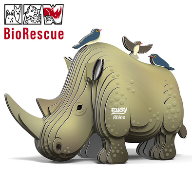 3D Cardboard Model Kit - Rhino