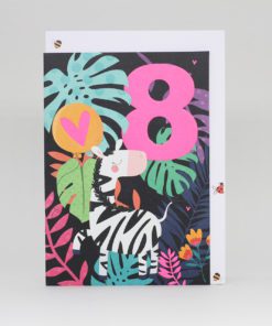 Birthday Card - Age Pink (Wildlings)