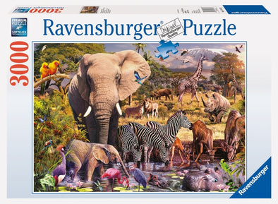 3000 pc Puzzle - African Animal World