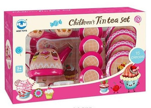 Sweet Cup Cake Tin Tea Set