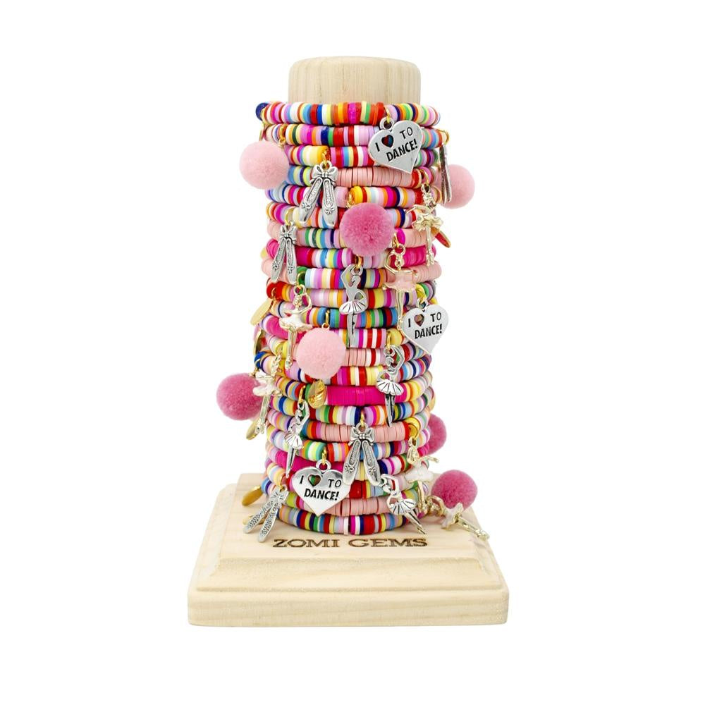 Rainbow Disc Bracelet