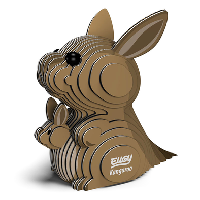 3D Cardboard Model Kit - Kangaroo