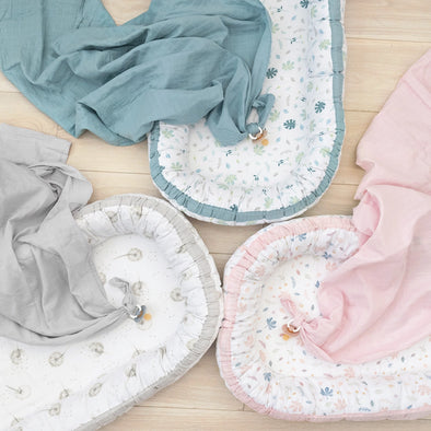 Portable Baby Nest - 100% Organic Cotton Cover