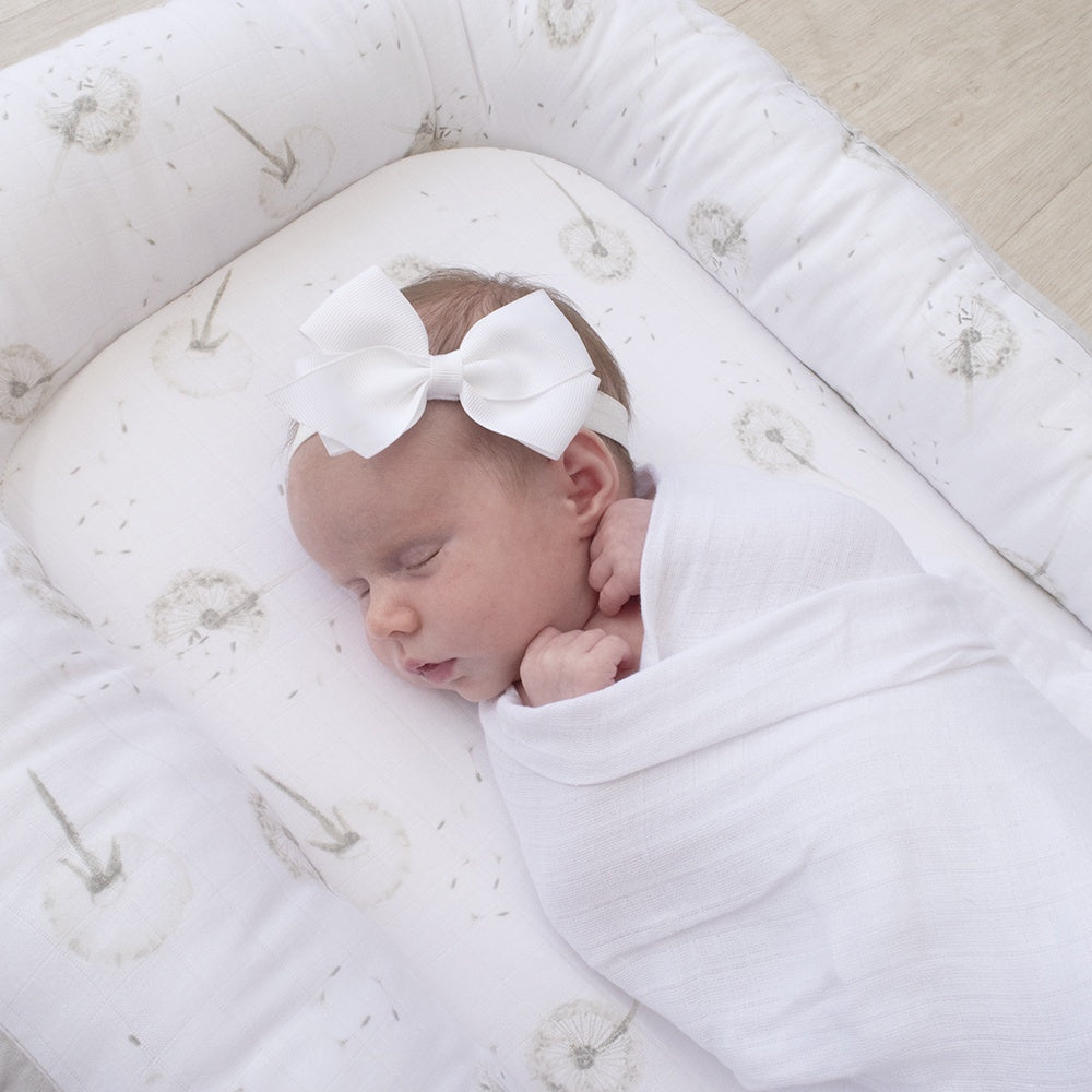 Portable Baby Nest - 100% Organic Cotton Cover