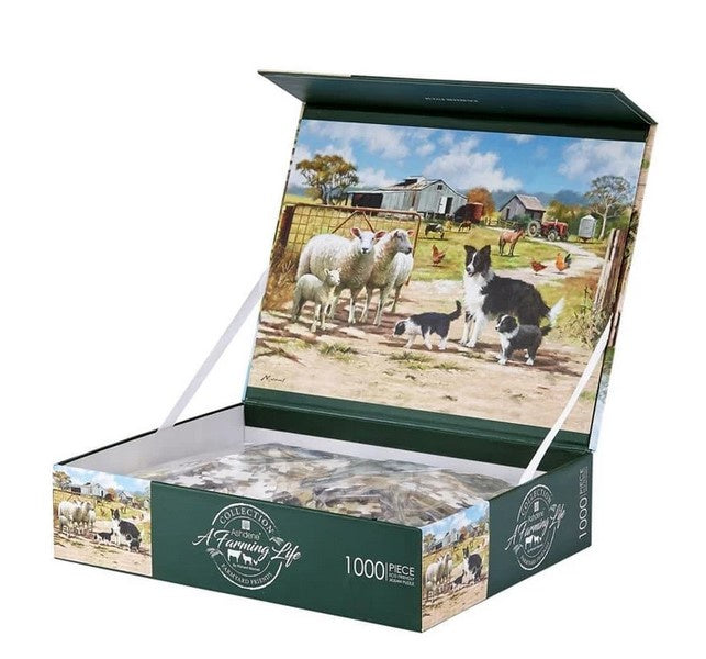 1000 pc Puzzle - Farmyard Friends