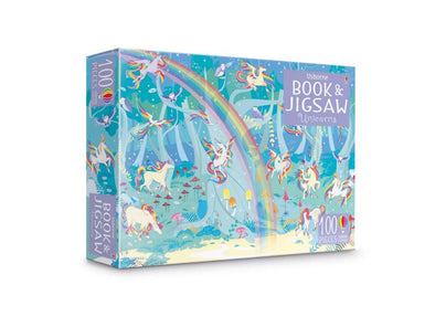 Book and Jigsaw Puzzle - Unicorns