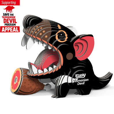 3D Cardboard Model Kit - Tasmanian Devil