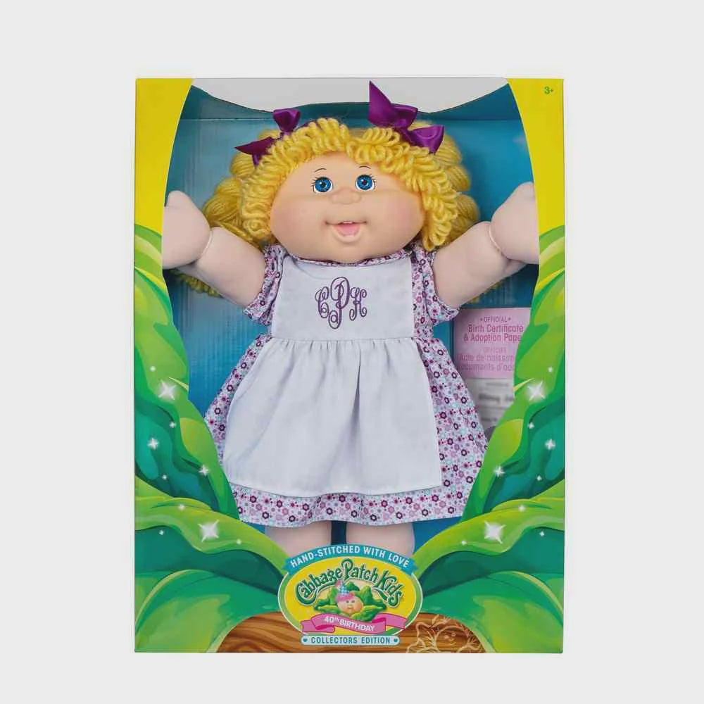 Cabbage Patch Kids 40th Anniversary Doll Blonde Hair