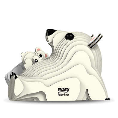 3D Cardboard Model Kit - Polar Bear