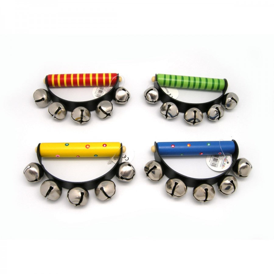 Patterned Wooden Handbells
