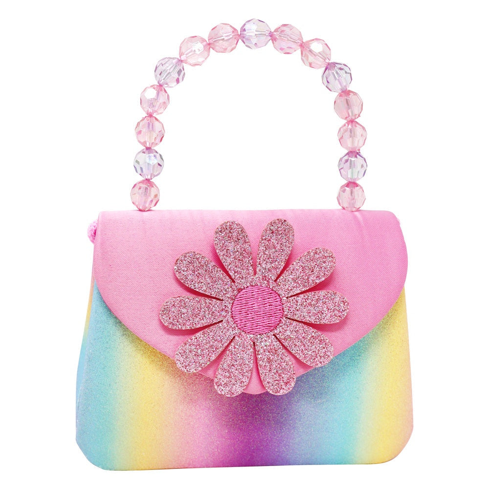 Pixie Fairy Glittering Daisy Rainbow Fantasy Hard Handbag