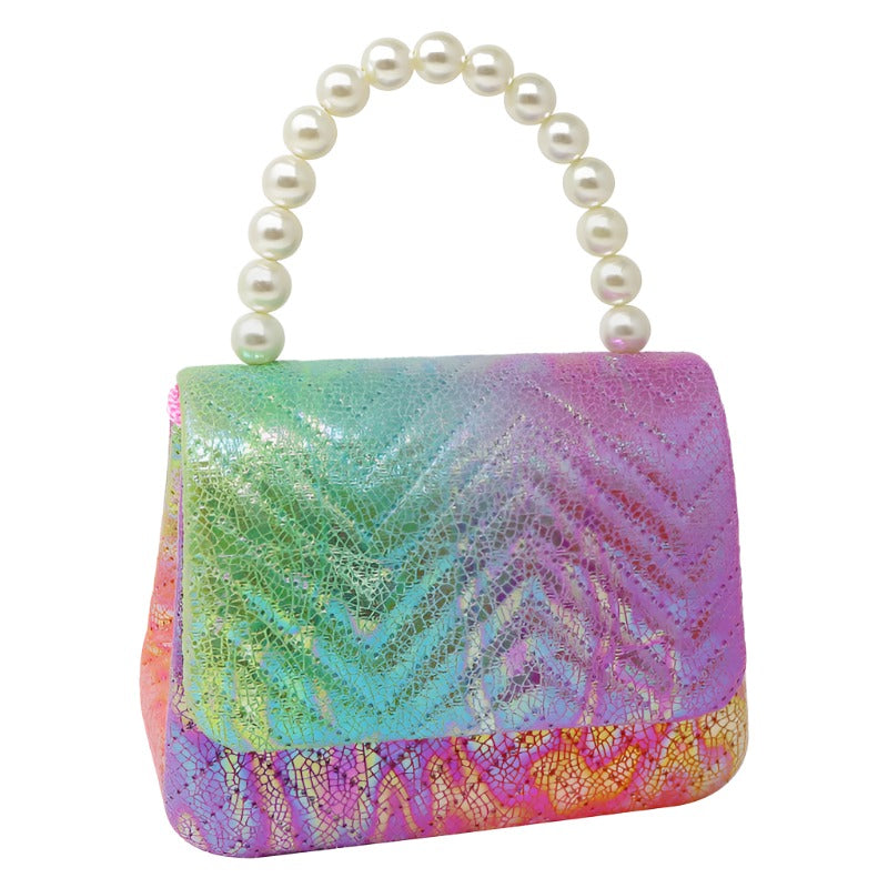 Unicorn Dreamer Quilted Rainbow Handbag