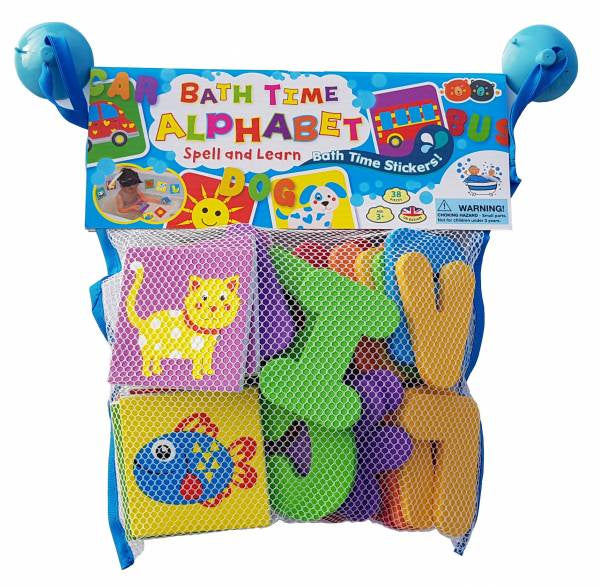Alphabet Spell and Learn Bath Time Stickers