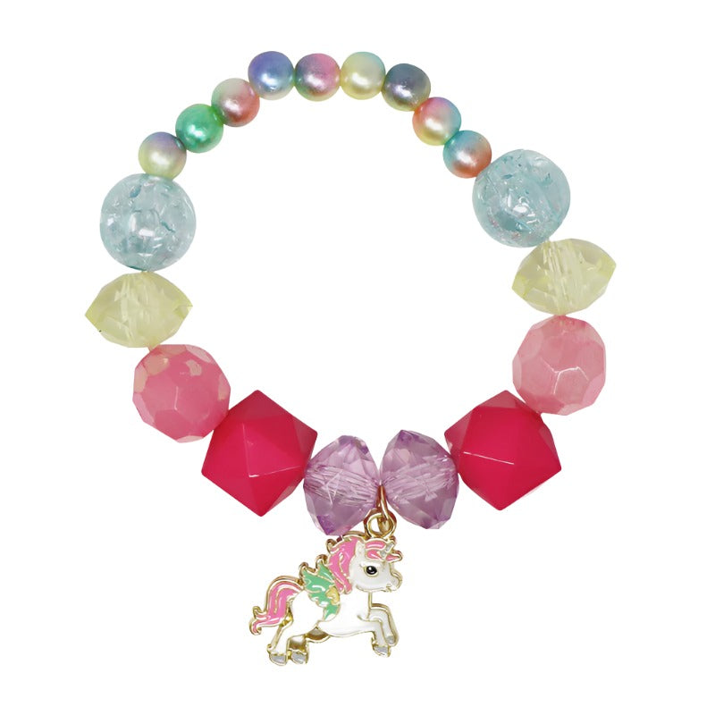 Unicorn Rainbow Pearl Bracelet