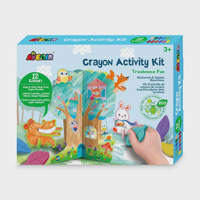 Crayon Activity Kit - Treehouse Fun