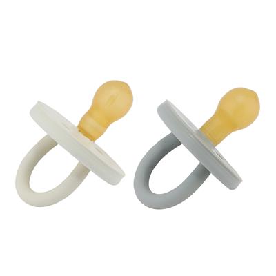 Natural Rubber Pacifiers 2 pack - Round Dummies (3-36m)
