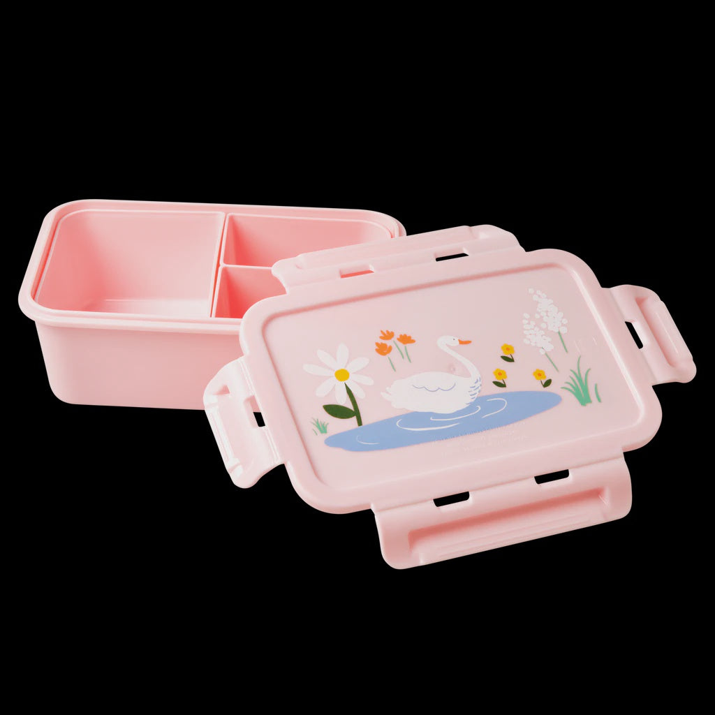 Swan Print Lunch Box