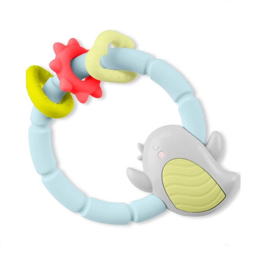 Silver Lining Cloud Teether & Play Bird