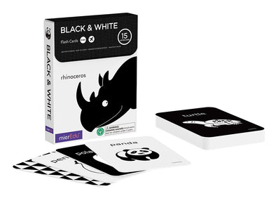 Cognitive Flash cards - Black & White